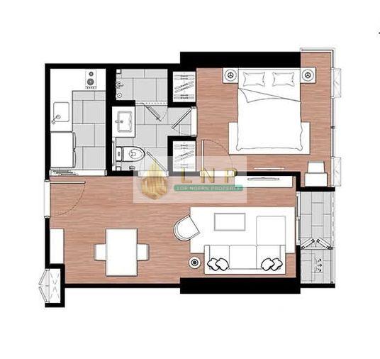 picture ðĒ Condo for Rent: One9Five Asoke - Rama 9 Property Code | LNP-C14367 - 16/16