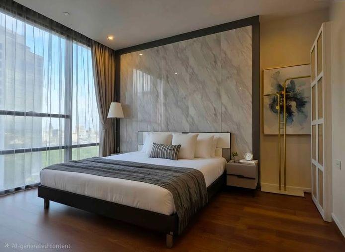 รูป P-55961 🔥 ให้เช่าคอนโด ชั้น 23 The Bangkok Sathorn (1 ห้องนอน) ใกล้ BTS สุรศักดิ์ Line ID: @easythaihome 085-592-2897 - รูปที่ 1/7