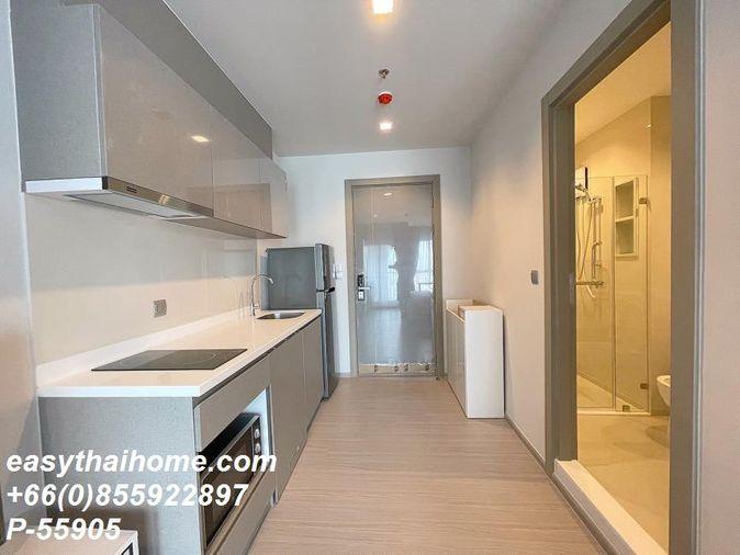 รูป P-55905 ให้เช่า  ไลฟ์ อโศก - พระราม 9 | ห้องสตูดิโอ | วิวเมือง  | ใกล้ MRT พระราม 9 | พร้อมเข้าอยู่ 📞 Line ID: @easythaihome | 085-592-2897 - รูปที่ 3/14
