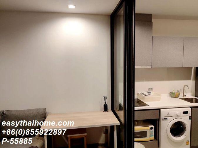รูป P-55885 ให้เช่า Life Asoke Hype (ไลฟ์ อโศก ไฮป์)  | วิวสวน | เฟอร์นิเจอร์ครบ | พร้อมเข้าอยู่ 📞 Line ID: @easythaihome | 085-592-2897 - รูปที่ 7/16