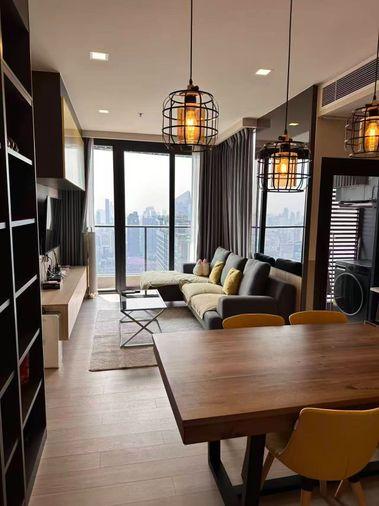 picture One9Five Asoke - Rama 9 | Ultra-High Floor 41st 2BR 2BA (Unobstructed City View, Tower A Unit 03) 62,000 THB / Month - 7/15
