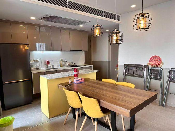 picture One9Five Asoke - Rama 9 | Ultra-High Floor 41st 2BR 2BA (Unobstructed City View, Tower A Unit 03) 62,000 THB / Month - 8/15
