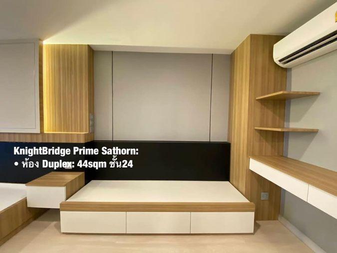 รูป ห้องว่าง* ✅ ✅ ให้เช่า - Knightsbridge Prime Sathorn , Luxury Duplex 1 ห้องนอน พร้อมเข้าอยู่ ติดต่อไลน์ @bktasset หรือโทร 095-325-8928 - รูปที่ 5/8