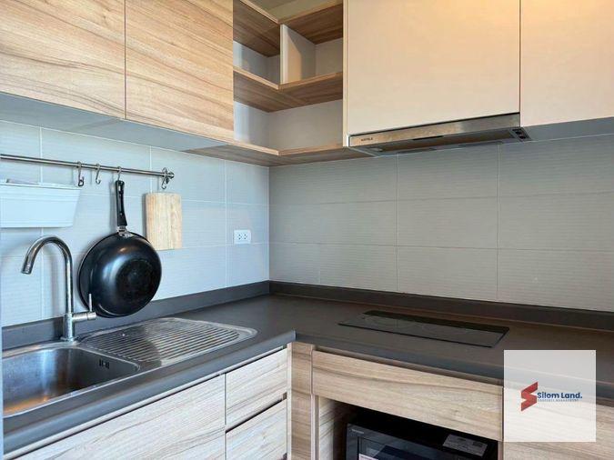รูป RS7369 ให้เช่า U Delight Residence Riverfront ยูนิตหายาก วิวแม่น้ำและวิวเมืองจากชั้นสูง ห้องกว้าง ใกล้ BTS สะพานตากสิน - รูปที่ 6/15