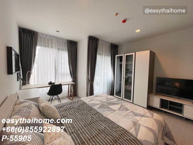 รูป P-55905 ให้เช่า ไลฟ์ อโศก - พระราม 9 | ห้องสตูดิโอ | วิวเมือง | ใกล้ MRT พระราม 9 | พร้อมเข้าอยู่ 📞 Line ID: @easythaihome | 085-592-2897 - รูปที่ 7/14