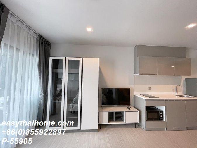รูป P-55905 ให้เช่า  ไลฟ์ อโศก - พระราม 9 | ห้องสตูดิโอ | วิวเมือง  | ใกล้ MRT พระราม 9 | พร้อมเข้าอยู่ 📞 Line ID: @easythaihome | 085-592-2897 - รูปที่ 6/14