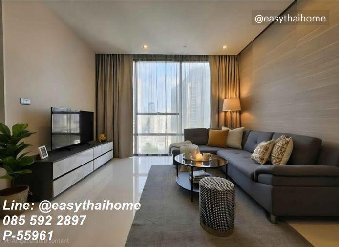 รูป P-55961 🔥 ให้เช่าคอนโด ชั้น 23 The Bangkok Sathorn (1 ห้องนอน) ใกล้ BTS สุรศักดิ์ Line ID: @easythaihome 085-592-2897 - รูปที่ 5/7