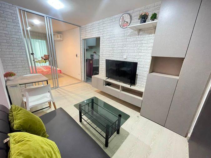 รูป ให้เช่า 🔥 Niche id Sukhumvit 113 🔥 เฟอร์นิเจอร์ และ เครื่องใช้ไฟฟ้าครบ ใกล้ BTS สำโรง - รูปที่ 4/11