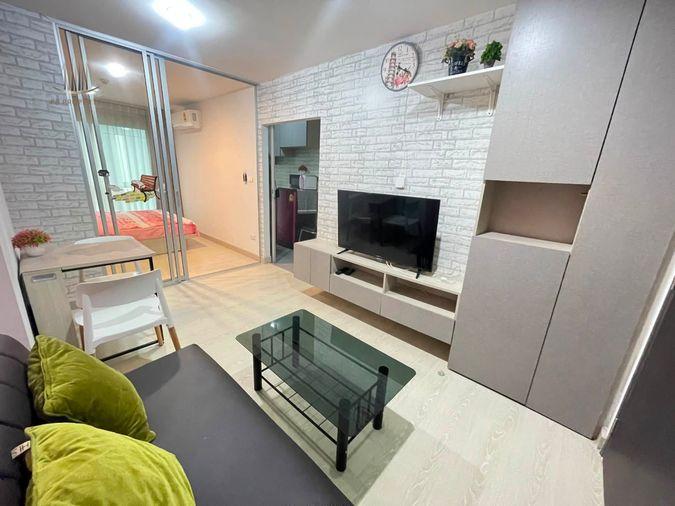 รูป ให้เช่า 🔥 Niche id Sukhumvit 113 🔥 เฟอร์นิเจอร์ และ เครื่องใช้ไฟฟ้าครบ ใกล้ BTS สำโรง - รูปที่ 4/11