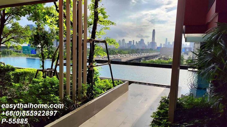 รูป P-55885 ให้เช่า Life Asoke Hype (ไลฟ์ อโศก ไฮป์)  | วิวสวน | เฟอร์นิเจอร์ครบ | พร้อมเข้าอยู่ 📞 Line ID: @easythaihome | 085-592-2897 - รูปที่ 16/16