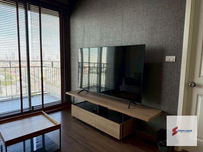 รูป RS7369 ให้เช่า U Delight Residence Riverfront ยูนิตหายาก วิวแม่น้ำและวิวเมืองจากชั้นสูง ห้องกว้าง ใกล้ BTS สะพานตากสิน - รูปที่ 2/15