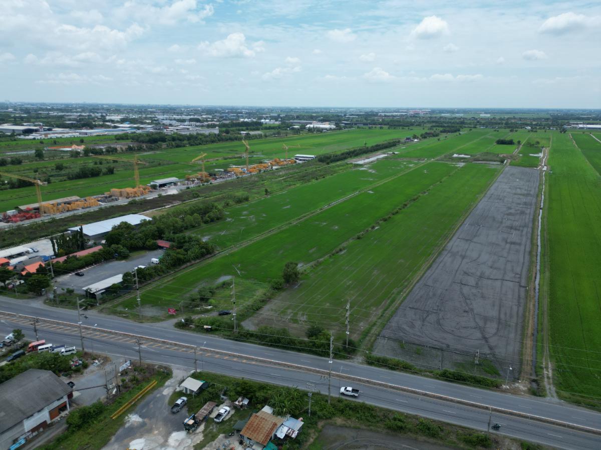 รูป ขายที่ดิน 42-0-68.0 ไร่ ติดถนนลำลูกกา (คลอง 9) จังหวัดปทุมธานี - รูปที่ 5/5