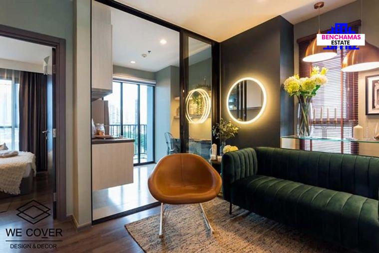 รูป 🏠 ขาย คอนโด The Base Park West Sukhumvit 77 ในโครงการ T77 ตรงข้าม Habito Community Mall ใกล้ BTS อ่อนนุช ห้องมุม ✅ตกแต่งสวย พร้อมอยู่ - รูปที่ 6/9
