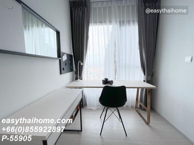 รูป P-55905 ให้เช่า ไลฟ์ อโศก - พระราม 9 | ห้องสตูดิโอ | วิวเมือง | ใกล้ MRT พระราม 9 | พร้อมเข้าอยู่ 📞 Line ID: @easythaihome | 085-592-2897 - รูปที่ 5/14