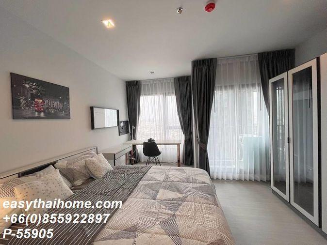 รูป P-55905 ให้เช่า  ไลฟ์ อโศก - พระราม 9 | ห้องสตูดิโอ | วิวเมือง  | ใกล้ MRT พระราม 9 | พร้อมเข้าอยู่ 📞 Line ID: @easythaihome | 085-592-2897 - รูปที่ 10/14