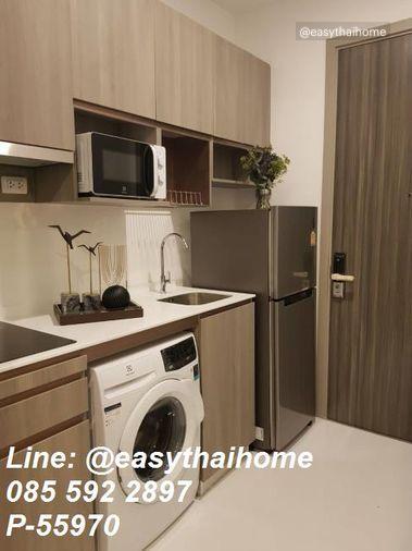 รูป P-55970 🔥 ให้เช่าคอนโด ชั้น 28 Knightsbridge Prime Onnut (สตูดิโอ) ใกล้ BTS อ่อนนุช Line ID: @easythaihome 085-592-2897 - รูปที่ 7/8