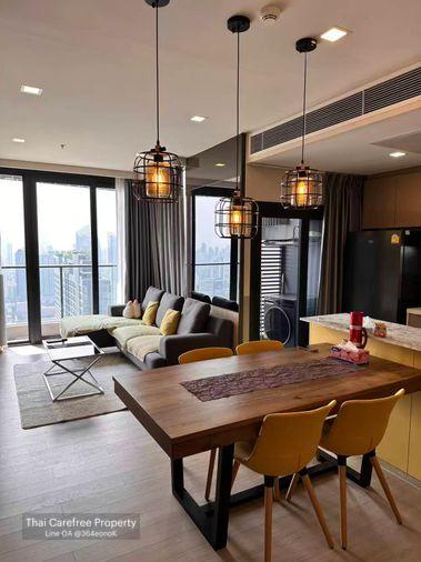 picture One9Five Asoke - Rama 9 | Ultra-High Floor 41st 2BR 2BA (Unobstructed City View, Tower A Unit 03) 62,000 THB / Month - 5/15