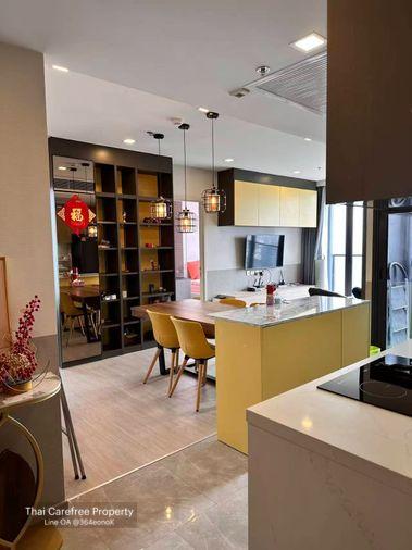picture One9Five Asoke - Rama 9 | Ultra-High Floor 41st 2BR 2BA (Unobstructed City View, Tower A Unit 03) 62,000 THB / Month - 1/15