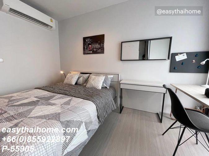 รูป P-55905 ให้เช่า ไลฟ์ อโศก - พระราม 9 | ห้องสตูดิโอ | วิวเมือง | ใกล้ MRT พระราม 9 | พร้อมเข้าอยู่ 📞 Line ID: @easythaihome | 085-592-2897 - รูปที่ 13/14