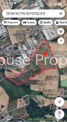 รูป ที่ดินทำเลทอง ต.บึง อ.ศรีราชา แปลงใหญ่ ใกล้นิคมปิ่นทอง 4 - รูปที่ 13/14