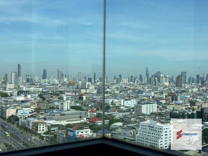 รูป RS7369 ให้เช่า U Delight Residence Riverfront ยูนิตหายาก วิวแม่น้ำและวิวเมืองจากชั้นสูง ห้องกว้าง ใกล้ BTS สะพานตากสิน - รูปที่ 7/15