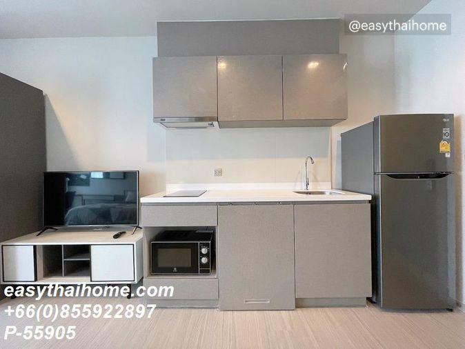 รูป P-55905 ให้เช่า ไลฟ์ อโศก - พระราม 9 | ห้องสตูดิโอ | วิวเมือง | ใกล้ MRT พระราม 9 | พร้อมเข้าอยู่ 📞 Line ID: @easythaihome | 085-592-2897 - รูปที่ 2/14