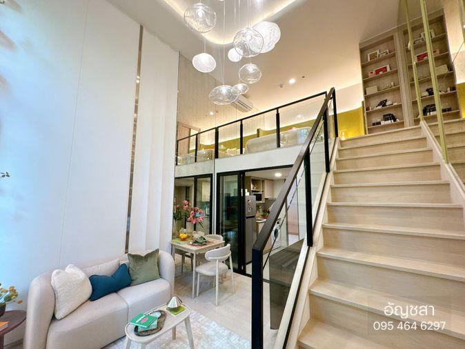 รูป 🔥 LOVE Charoen Nakhon | LOFT 2 ชั้น พท.รวม 35 ตร.ม. เพียง 5.29 ล้าน ฟรีเฟอร์ฯ | คุณปุ้ย 099-449-2665* - รูปที่ 2/11