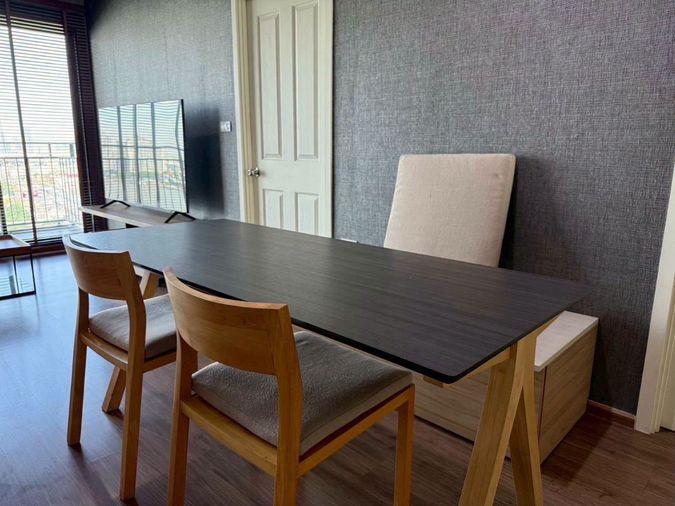 รูป RS7369 ให้เช่า U Delight Residence Riverfront ยูนิตหายาก วิวแม่น้ำและวิวเมืองจากชั้นสูง ห้องกว้าง ใกล้ BTS สะพานตากสิน - รูปที่ 4/15