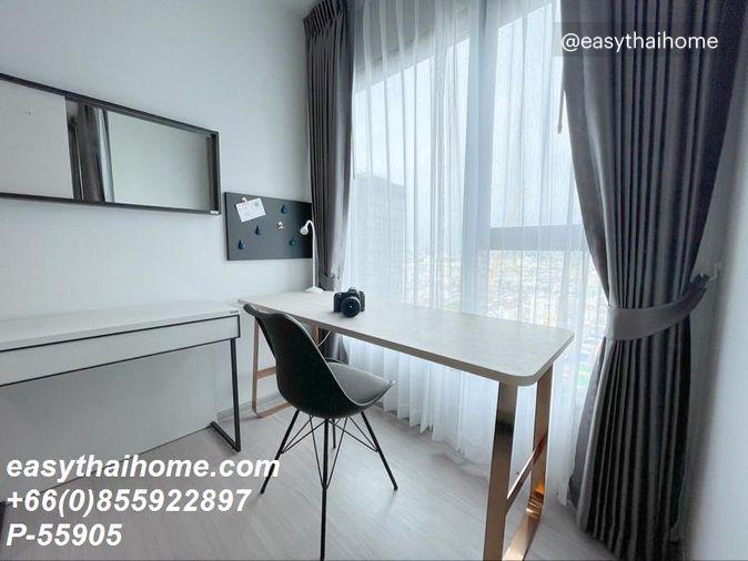 รูป P-55905 ให้เช่า ไลฟ์ อโศก - พระราม 9 | ห้องสตูดิโอ | วิวเมือง | ใกล้ MRT พระราม 9 | พร้อมเข้าอยู่ 📞 Line ID: @easythaihome | 085-592-2897 - รูปที่ 4/14