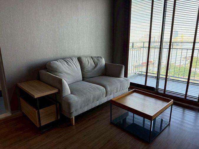 รูป RS7369 ให้เช่า U Delight Residence Riverfront ยูนิตหายาก วิวแม่น้ำและวิวเมืองจากชั้นสูง ห้องกว้าง ใกล้ BTS สะพานตากสิน - รูปที่ 3/15