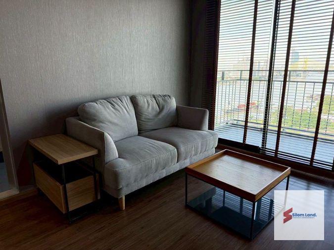 รูป RS7369 ให้เช่า U Delight Residence Riverfront ยูนิตหายาก วิวแม่น้ำและวิวเมืองจากชั้นสูง ห้องกว้าง ใกล้ BTS สะพานตากสิน - รูปที่ 3/15