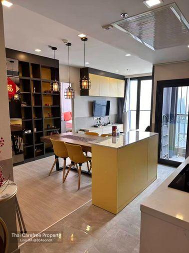 picture One9Five Asoke - Rama 9 | Ultra-High Floor 41st 2BR 2BA (Unobstructed City View, Tower A Unit 03) 62,000 THB / Month - 4/15