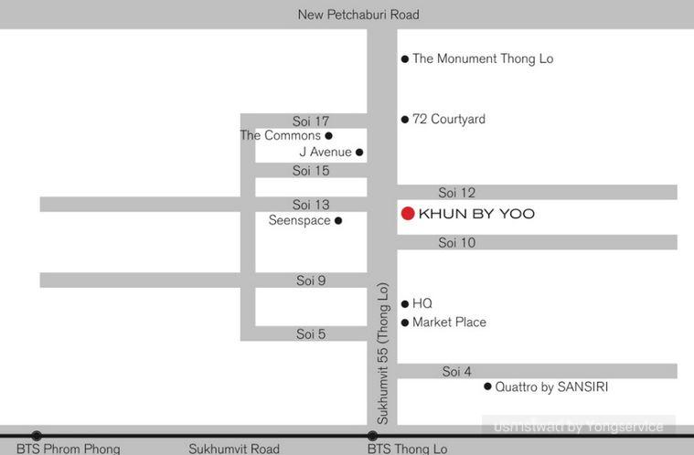 รูป Call : 097-926-4469 Condo Khun by yoo ซอยทองหล่อ 10 ใกล้ BTS ทองหล่อ 50 ตารางเมตร 1 ห้องนอน ชั้น8 ทิศเหนือ ตกแต่งครบ - รูปที่ 14/14