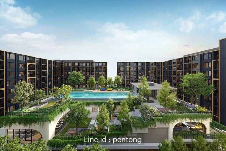 picture The Base Ratchada 19 1bed plus, large size room, furniture + appliances. Project promotion - 3/11