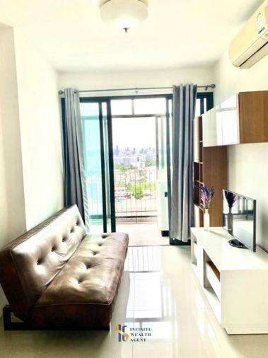 รูป ห้องแต่งสวยคุมโทนอบอุ่น เฟอร์ครบ ✨ | Ideo Blucove Sukhumvit 1นอน 34.88ตร.ม. | เช่า 13,000บ. | โดยเซลล์ประจำโครงการ ⚡ ทักด่วน! นัดชมห้องฟรี - รูปที่ 6/10