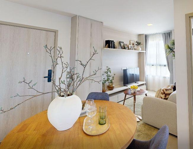 picture D condo air Lat Krabang 1 BR plus wide area, free transfer fee, with electrical appliances. - 1/10