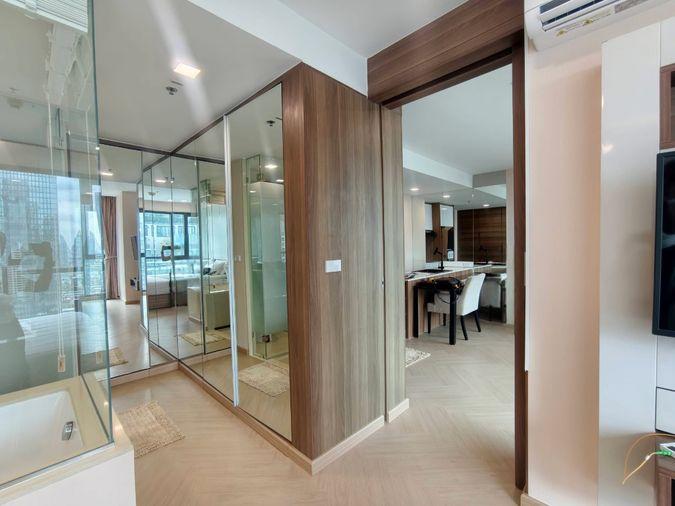 รูป The Address Sathorn | ห้อง 1 ห้องนอนสุดหรู รีโนเวทใหม่ พร้อมวิวตึกมหานคร – 35,000 บาท/เดือน - รูปที่ 9/17