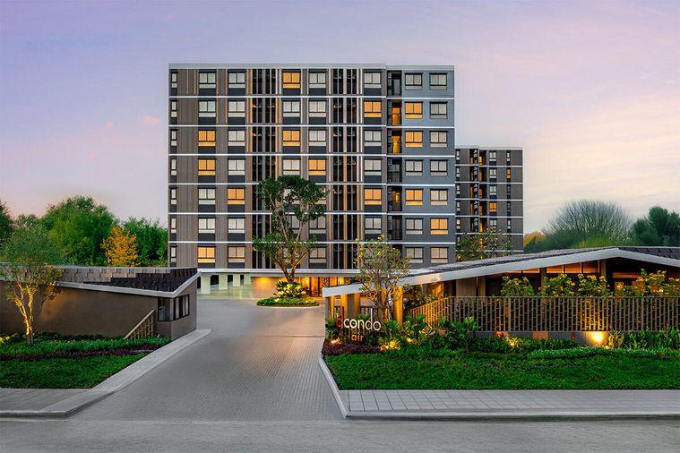 picture D condo air Lat Krabang 1 BR plus wide area, free transfer fee, with electrical appliances. - 2/10