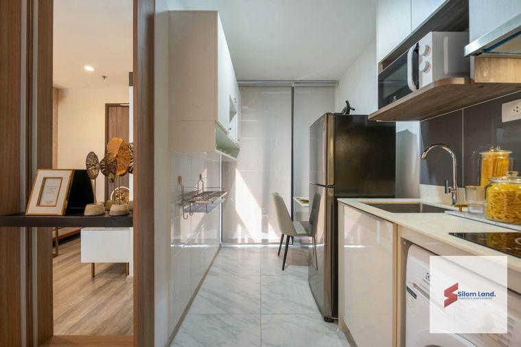 picture RS7390 For Rent: Ideo Mobi Asoke, Large Studio Unit, Newly Renovated, Elegant and Spacious, Near MRT Phetchaburi - 7/11