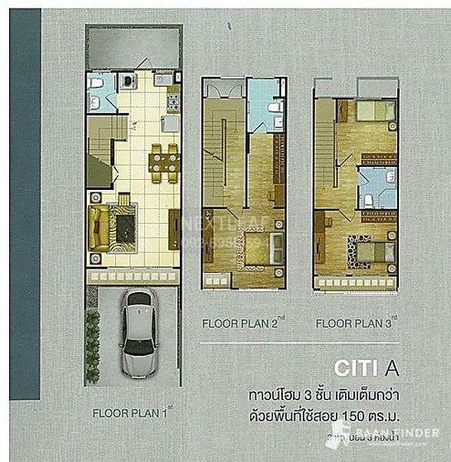 รูป ขายทาวน์โฮม 3 ชั้น หลังมุม The Plant Citi Nawamin 86 บ้านบิวท์อินพร้อมอยู่ ใกล้รถไฟฟ้าสายสีชมพู - รูปที่ 24/25