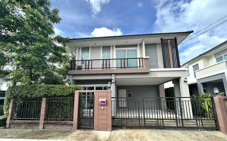 รูป HR3760ให้เช่าบ้านเดี่ยว 2 ชั้น ภัสสร เพรสทีจ จตุโชติ-วัชรพล 52 ตร.ว. เฟอร์ฯ บิวท์อินทั้งหลัง + ห้องกระจกอเนกประสงค์ ใกล้ทางด่วน - รูปที่ 1/38