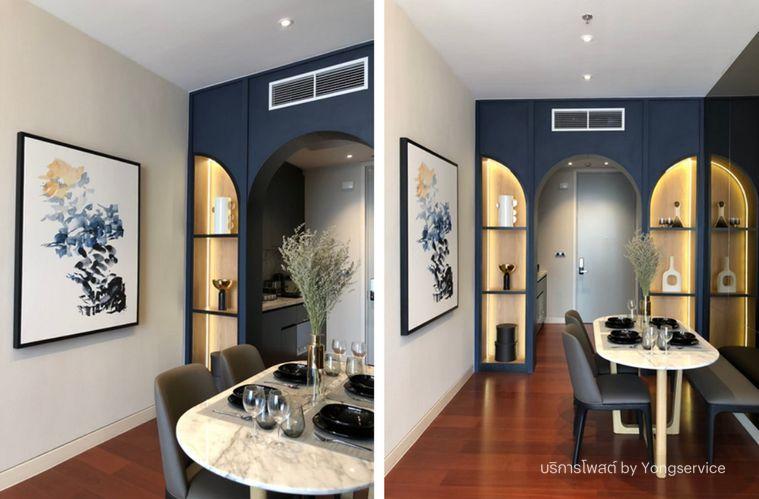 รูป Call : 097-926-4469 Condo Khun by yoo ซอยทองหล่อ 10 ใกล้ BTS ทองหล่อ 50 ตารางเมตร 1 ห้องนอน ชั้น8 ทิศเหนือ ตกแต่งครบ - รูปที่ 3/14
