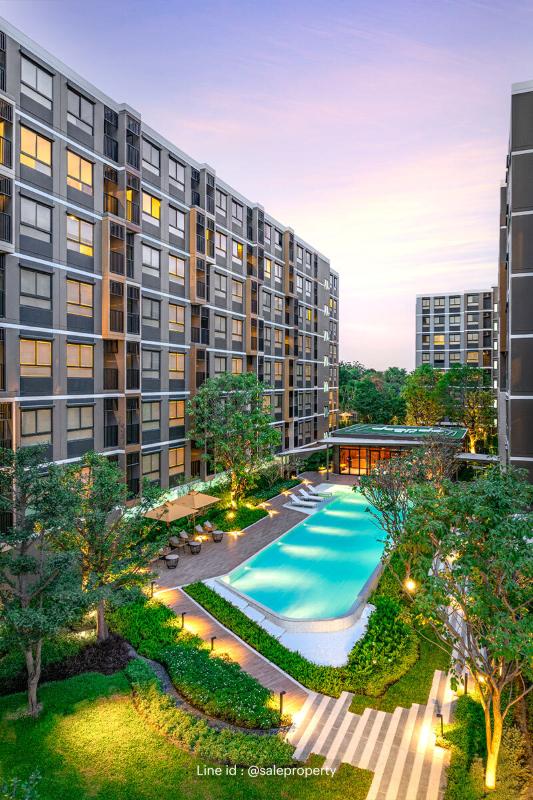 รูป D condo air ลาดกระบัง 1ห้องนอน พร้อมเครื่องใช้ไฟฟ้า ราคาพิเศษโปรโมชั่นโครงการ - รูปที่ 2/10