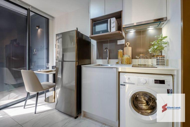 picture RS7390 For Rent: Ideo Mobi Asoke, Large Studio Unit, Newly Renovated, Elegant and Spacious, Near MRT Phetchaburi - 8/11