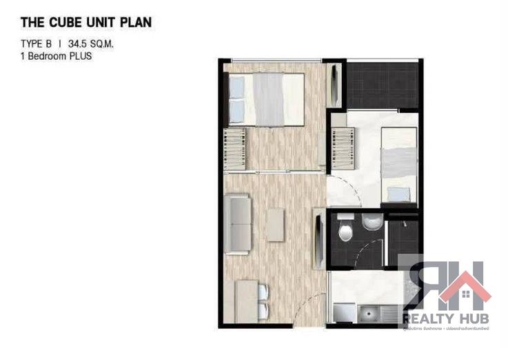 รูป 🤝🏻RB25739 ให้เช่าถูกมาก👍เดอะคิวบ์ เออร์เบิน สาทร - จันทน์✅แอดไลน์ @mproperty( มี @ ด้วย) แอดมินตอบไว - รูปที่ 11/11