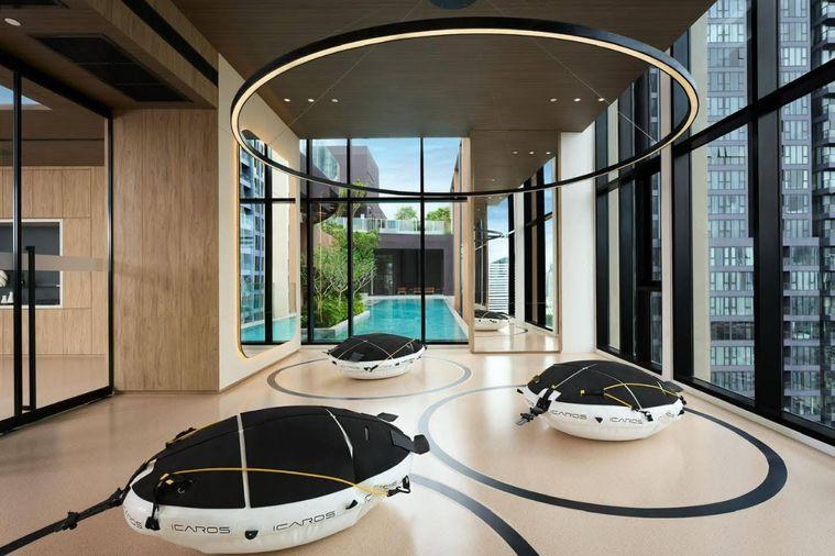 รูป RS7388 ให้เช่า Noble Nue District R9 คอนโด High-Rise ตกแต่งสวย ห้องชั้นสูงวิวเปิดโล่งไม่มีตึกบัง ใกล้ MRT พระราม 9  - รูปที่ 8/16