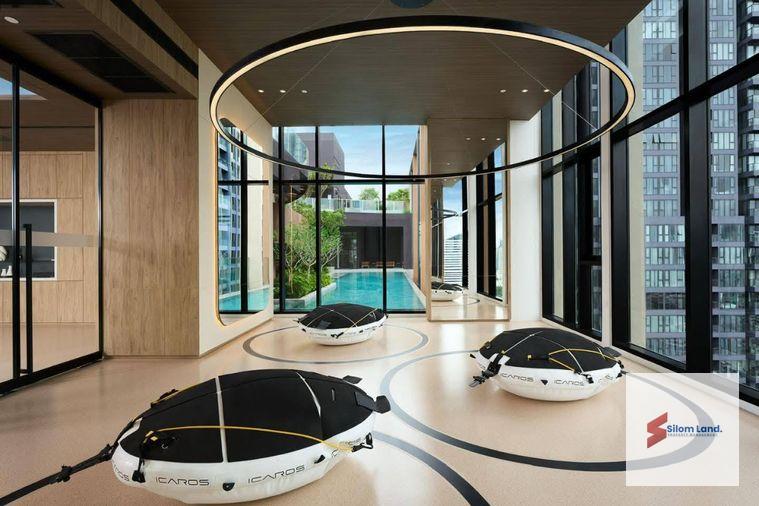 รูป RS7388 ให้เช่า Noble Nue District R9 คอนโด High-Rise ตกแต่งสวย ห้องชั้นสูงวิวเปิดโล่งไม่มีตึกบัง ใกล้ MRT พระราม 9 - รูปที่ 8/16