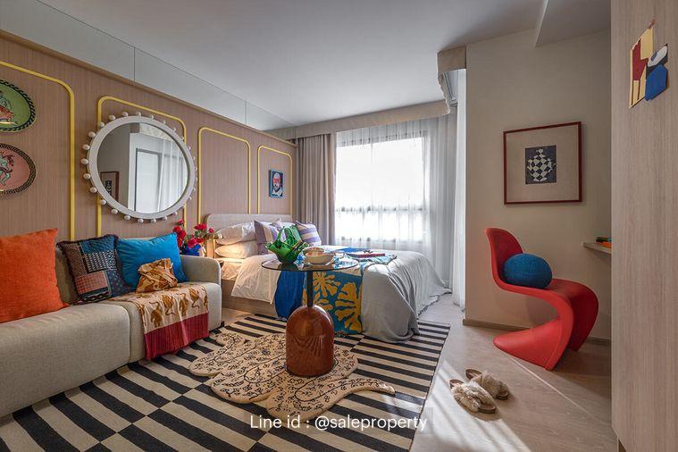 picture D condo air Lat Krabang 1 BR plus wide area, free transfer fee, with electrical appliances. - 9/10