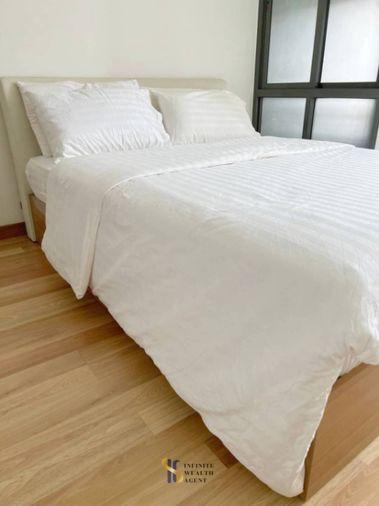 รูป ห้องแต่งสวยคุมโทนอบอุ่น เฟอร์ครบ ✨ | Ideo Blucove Sukhumvit 1นอน 34.88ตร.ม. | เช่า 13,000บ. | โดยเซลล์ประจำโครงการ ⚡ ทักด่วน! นัดชมห้องฟรี - รูปที่ 4/10