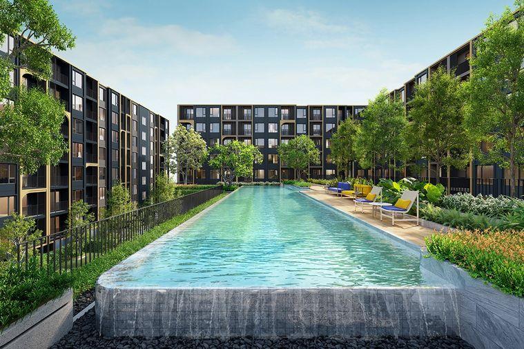 รูป THE BASE Ratchada 19 1bed plus ห้องใหญ่ คอนโดเลี้ยงสัตว์ได้  - รูปที่ 5/12